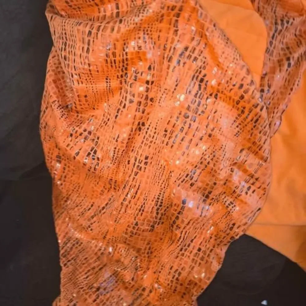 Pottery barn kids orange dragon Halloween costume  7/8 like new